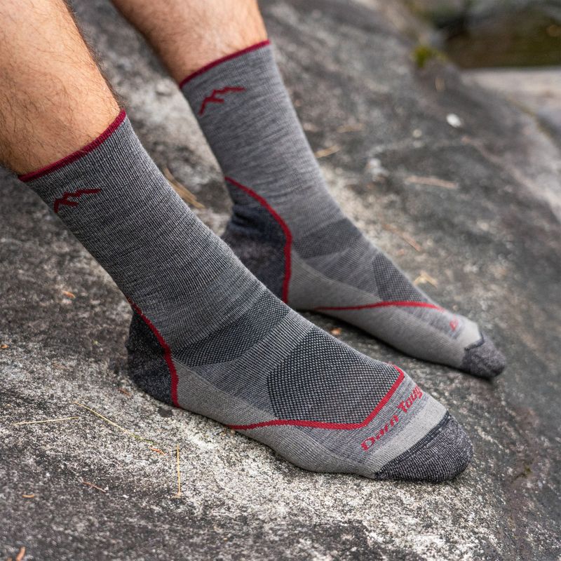 Darn Tough Light Hiker Lightweight Micro Crew Sock with Cushion (Men) Accessories - Socks - Performance - The Heel Shoe Fitters