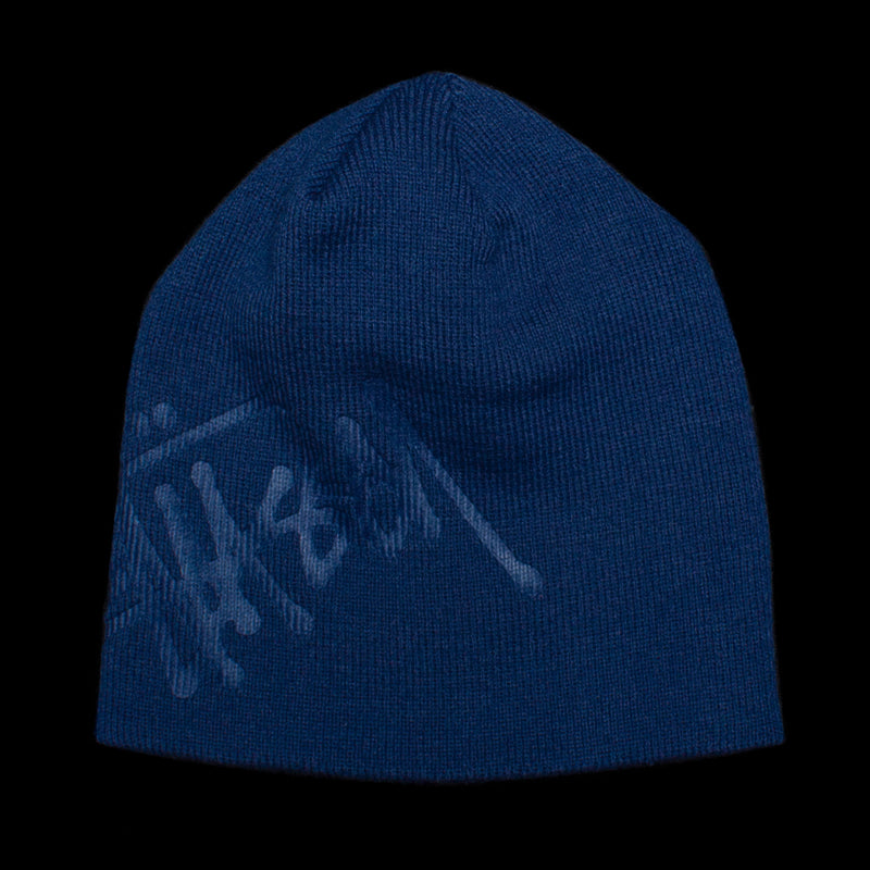 Stussy Debossed Stock Logo Beanie Style # 1321076 Color : Navy