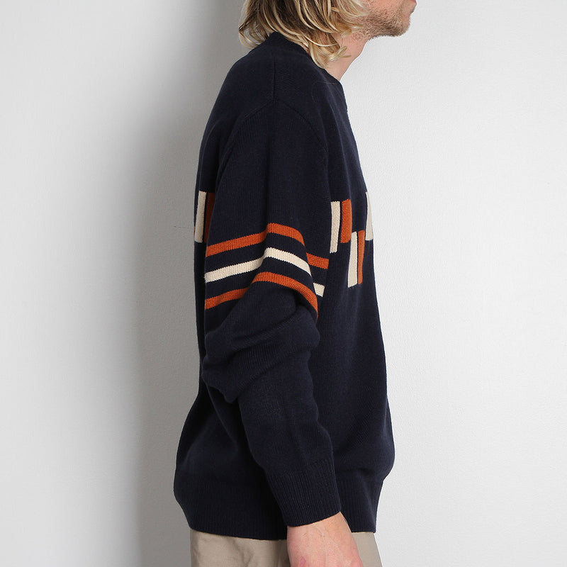 Premier Deco Knit Sweater : Navy