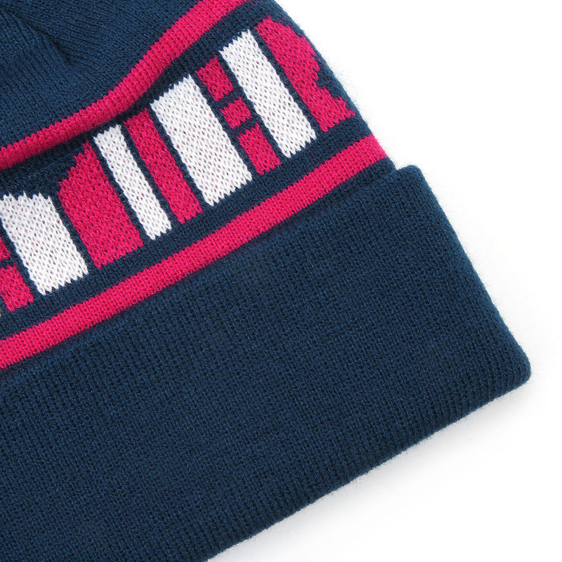 Premier Deco Pom Beanie : Navy