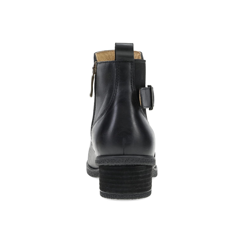 Heel image of Deedee Black Waterproof Burnished