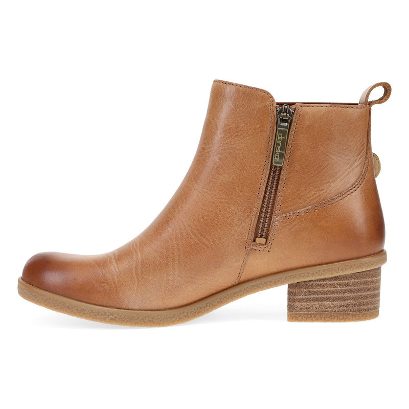 Side image of Deedee Tan Waterproof Burnished