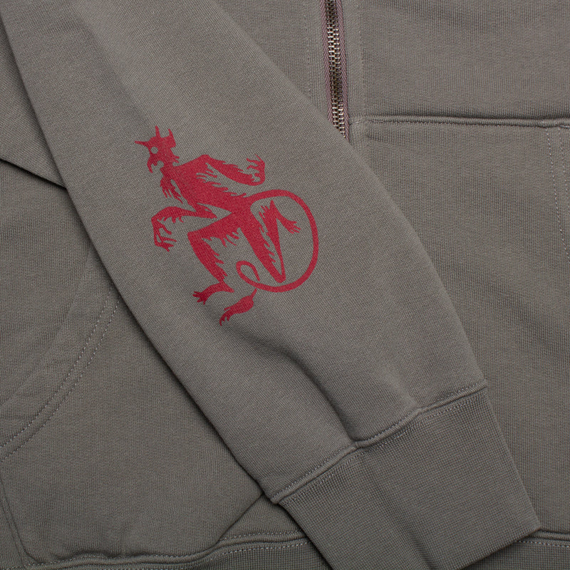 Civilist | Degree Zip Hoodie Color : Charcoal