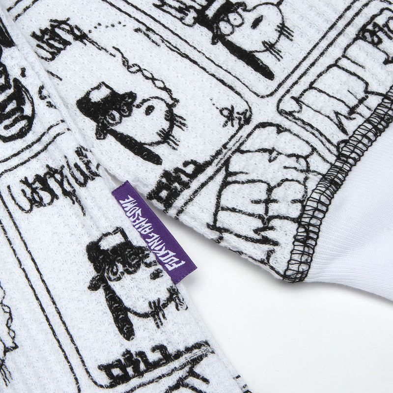 Fucking Awesome Dill Wanto Thermal Shirt White Black