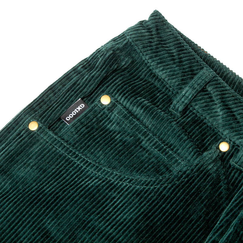GX1000 Dimethyltryptamine Baggy Cord Pant - Forest Green
