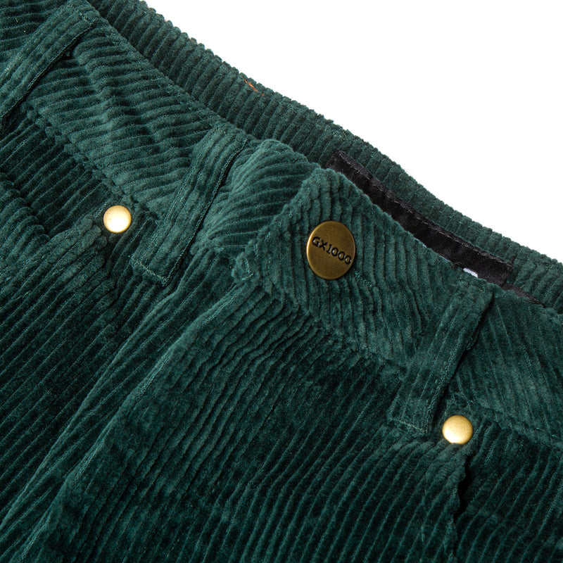 GX1000 Dimethyltryptamine Baggy Cord Pant - Forest Green