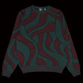 Distorted Waves Knitted Pullover