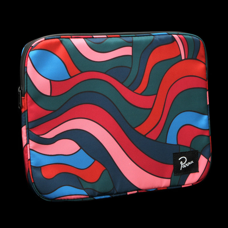 By Parra Distorted Waves Laptop Sleeve : Multi