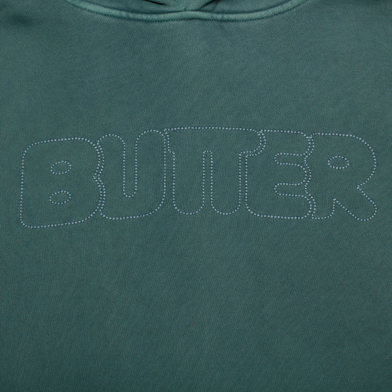 Butter Goods Distressed Dye Pullover Hood : Spruce
