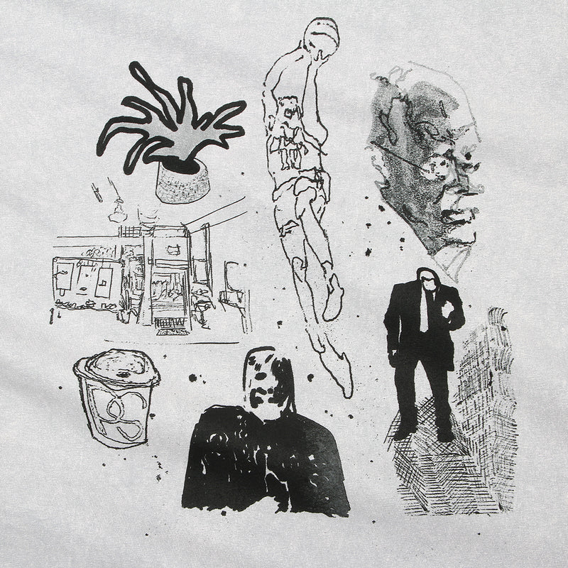 Premier Doodle T-Shirt Ice Grey