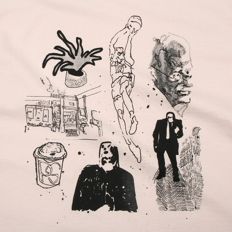 Premier Doodle T-Shirt Light Pink