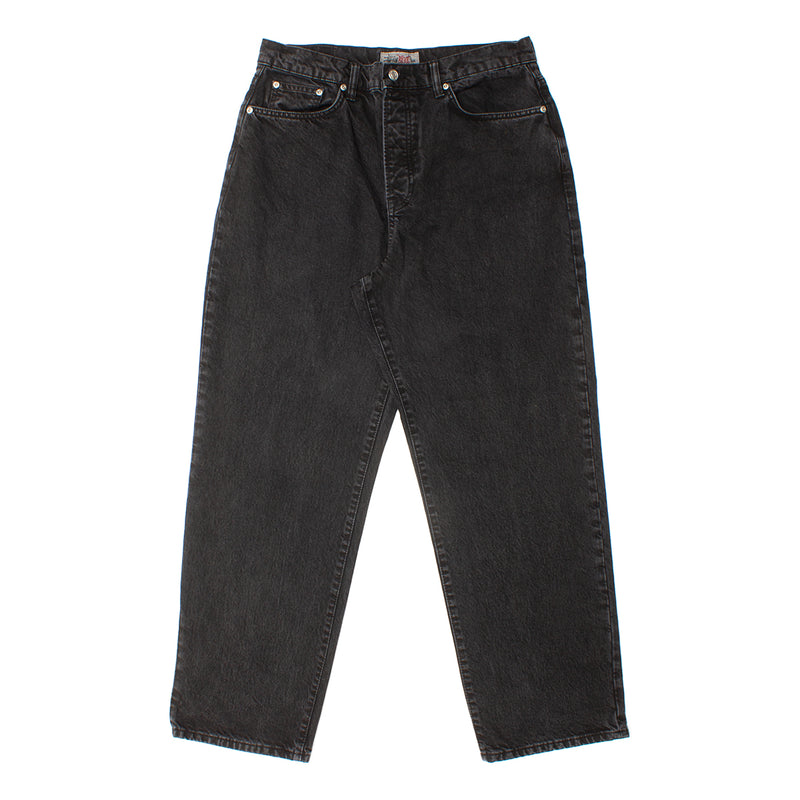 Stussy Double Dye Big 'Ol Jeans Black  Edit alt text