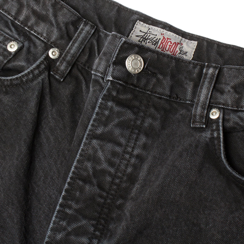 Stussy Double Dye Big 'Ol Jeans Black  Edit alt text
