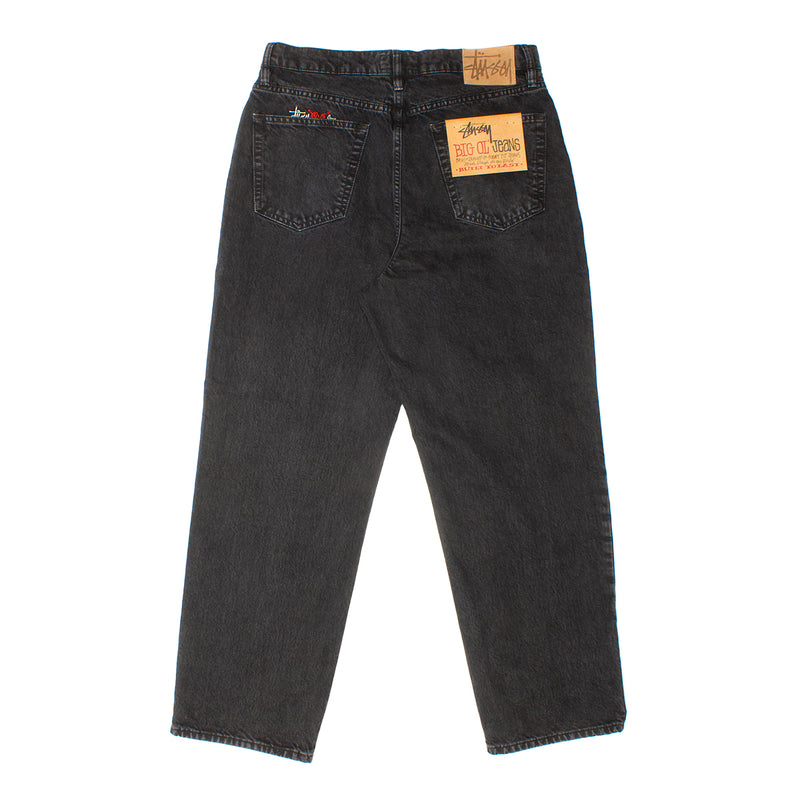 Stussy Double Dye Big 'Ol Jeans Black  Edit alt text