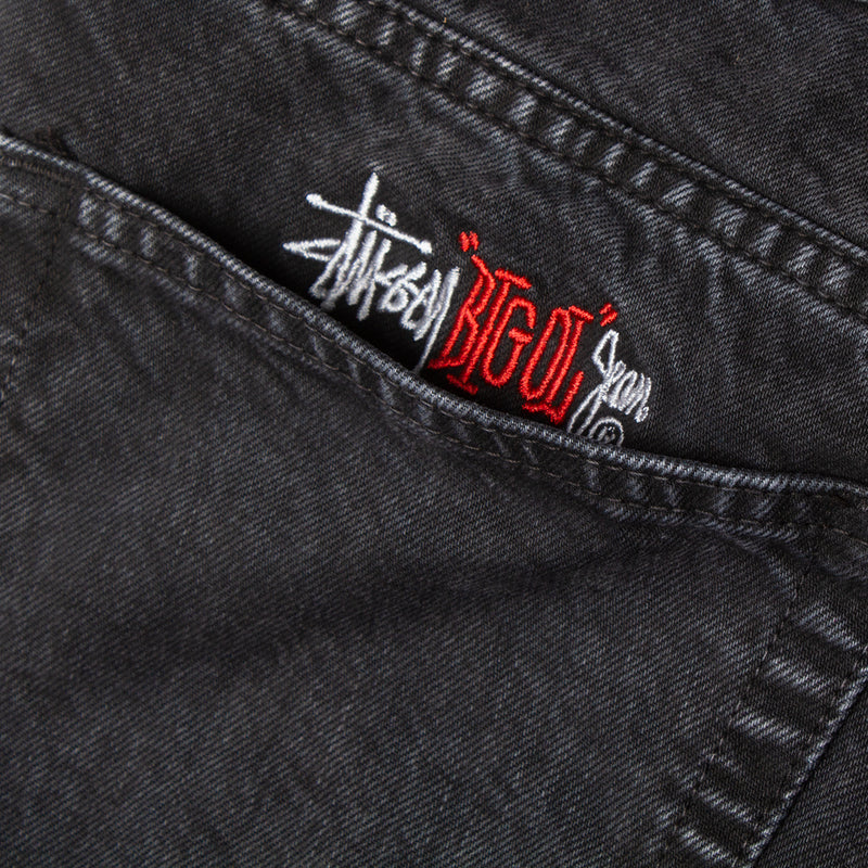 Stussy Double Dye Big 'Ol Jeans Black  Edit alt text