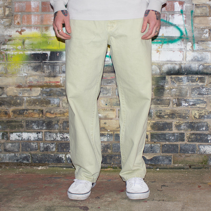 Stussy Double Dye Big 'Ol Jeans  Cream