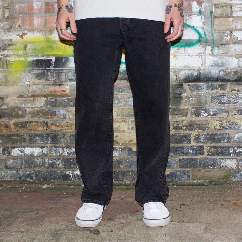 Stussy Double Dye Big 'Ol Jeans Black  Edit alt text