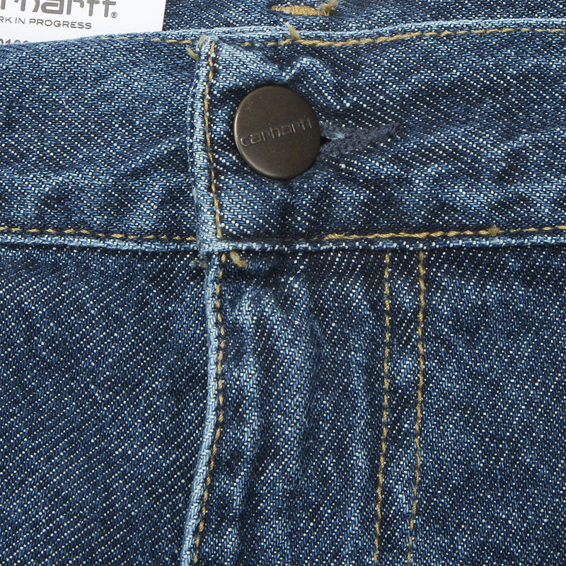 Carhartt WIP Double Knee Pant : Blue (Stone Washed)