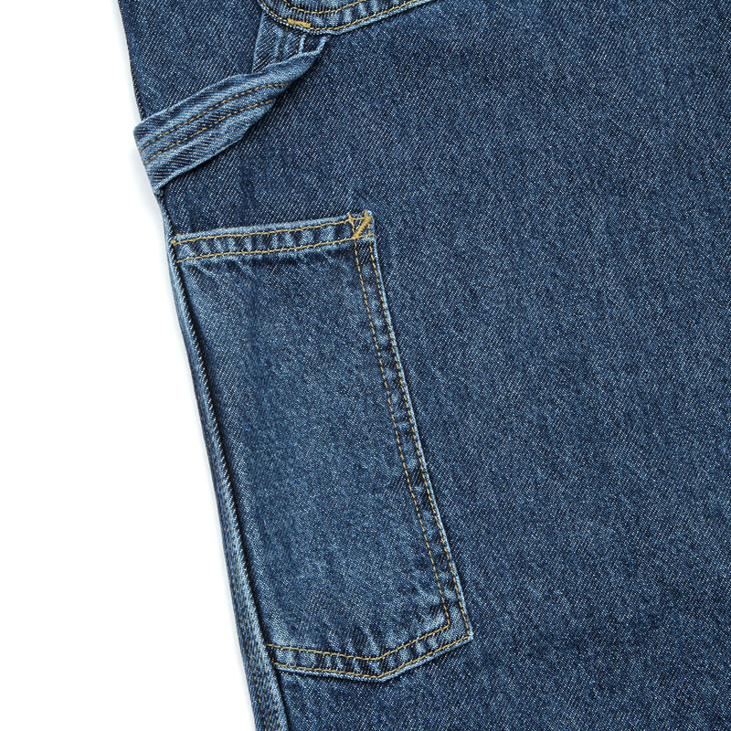 Carhartt WIP Double Knee Pant : Blue (Stone Washed)