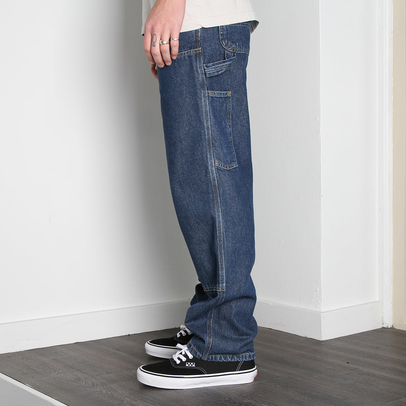 Carhartt WIP Double Knee Pant : Blue (Stone Washed)