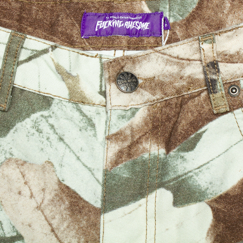 Fucking Awesome Double Knee Short Camo  Edit alt text