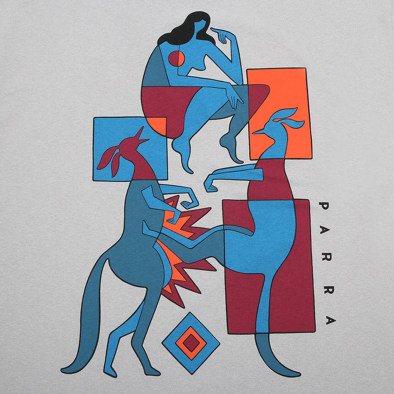 by Parra Down Under T-Shirt Alloy Grey