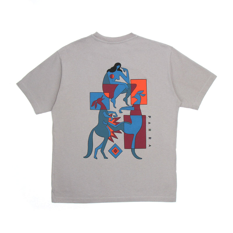 by Parra Down Under T-Shirt Alloy Grey