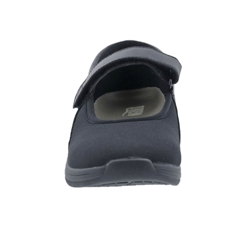 Drew Magnolia Mary Jane (Women) - Black Leather Stretch Dress-Casual - Mary Janes - The Heel Shoe Fitters