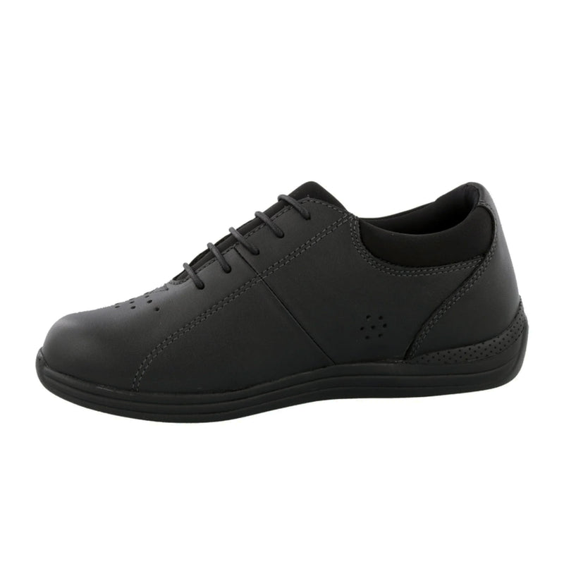 Drew Tulip Lace Up (Women) - Black Leather Dress-Casual - Lace Ups - The Heel Shoe Fitters