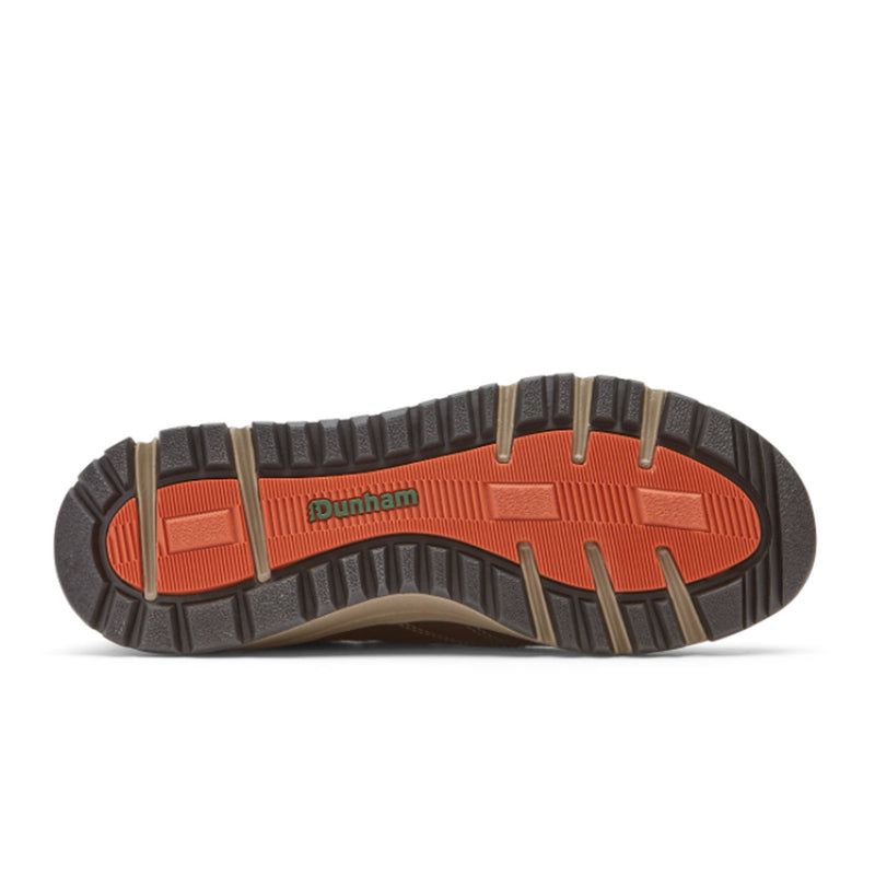 Dunham Glastonbury Slip On (Men) - Brown Leather Dress-Casual - Slip On - The Heel Shoe Fitters