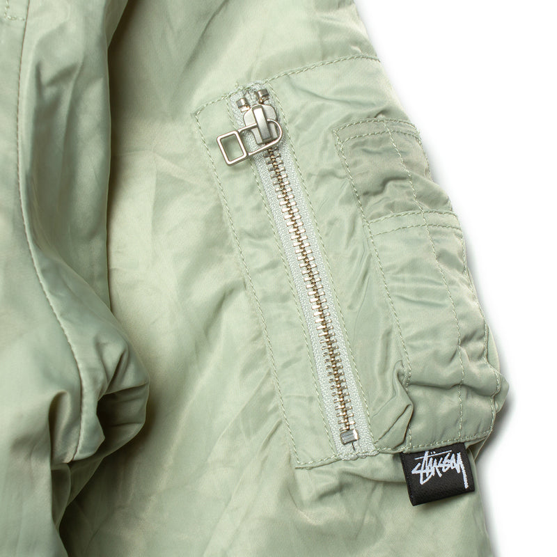 Stussy Dyed Nylon Bomber  Stone