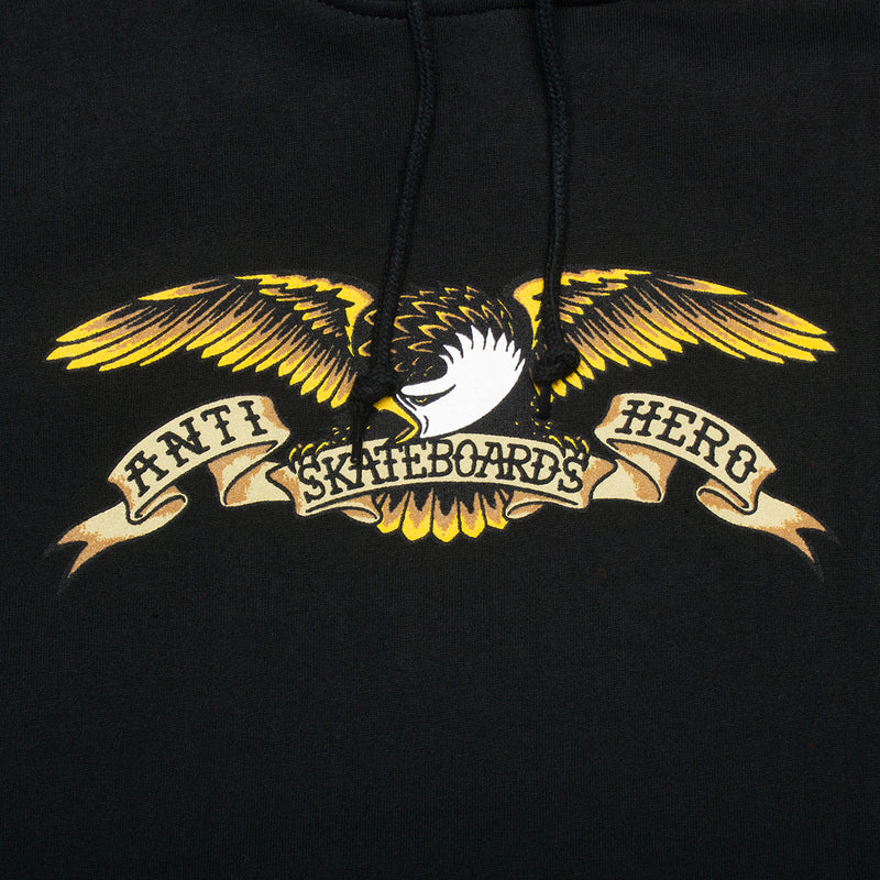 Anti Hero Eagle Hoodie  Black