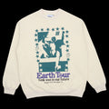 Butter Goods Earth Tour Crewneck Cream