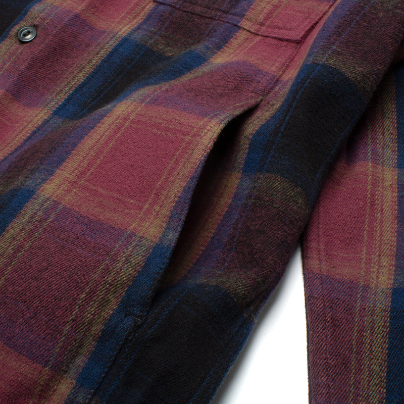 Vans Eastmont Heavyweight Flannel - Black / Catawba Grape
