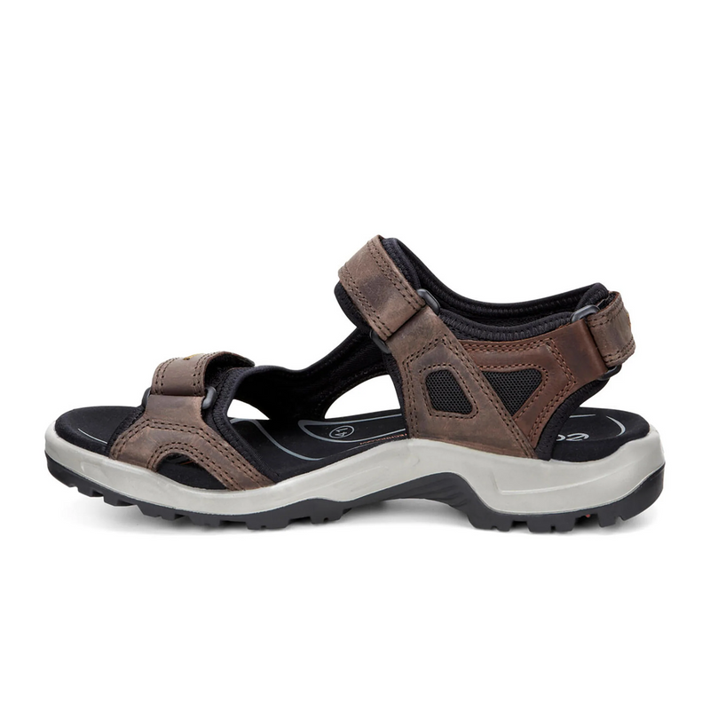 ECCO Yucatan Active Sandal (Men) - Espresso/Cocoa Brown/Black Sandal - Active - The Heel Shoe Fitters