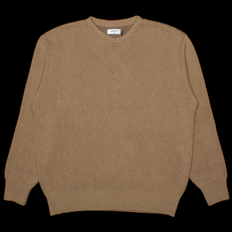 Dancer Elbow Logo Crew Knit Beige