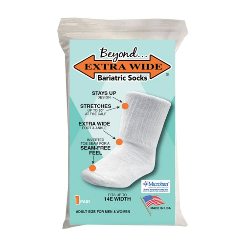 Extrawide Beyond Extra Wide Bariatric Sock (Unisex) Accessories - Socks - Lifestyle - The Heel Shoe Fitters