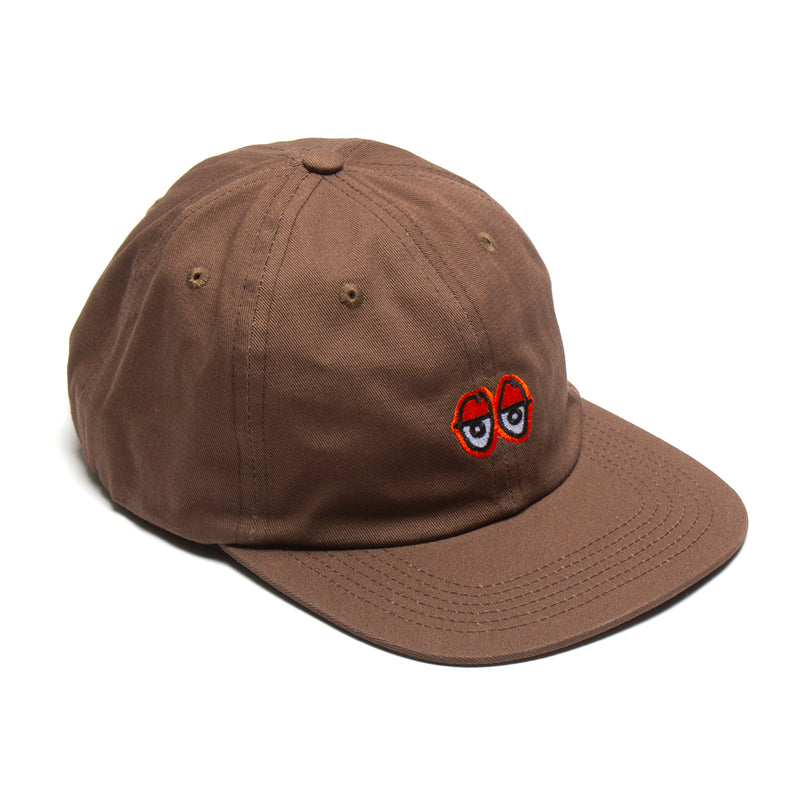 Krooked Eyes Hat  Brown / Red