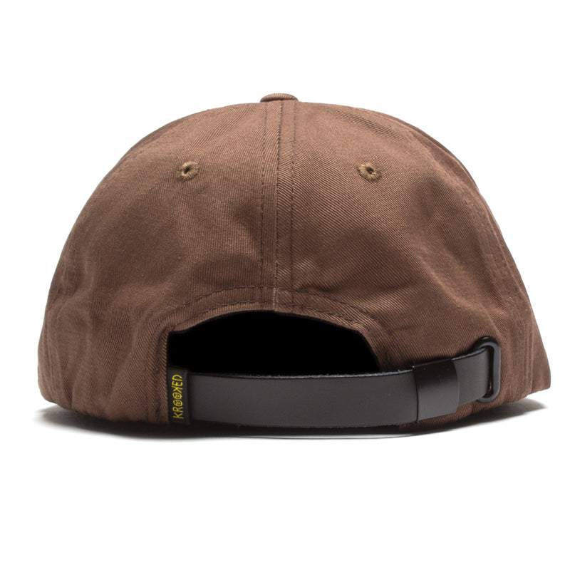 Krooked Eyes Hat  Brown / Red