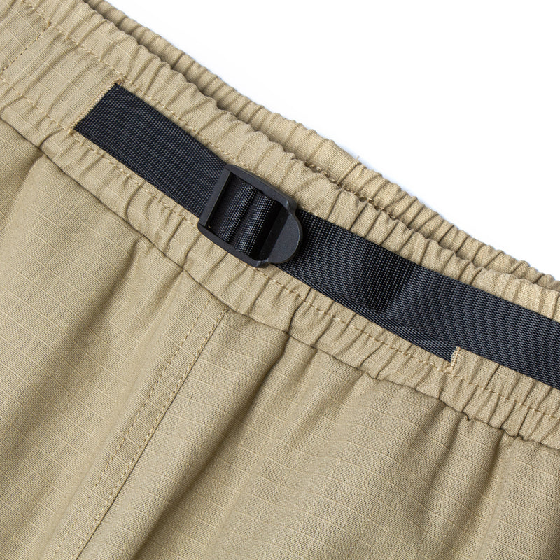 Krooked Eyes Ripstop Double Knee Pant Color : Khaki / Yellow