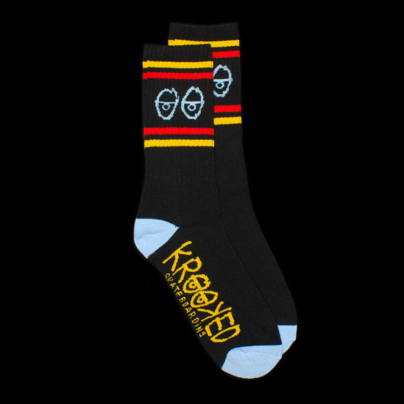 Krooked | Eyes Sock Style # 57023038S00 Color : Black / Blue