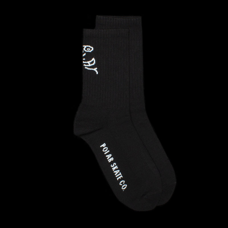 Polar | Face Socks Color : Black