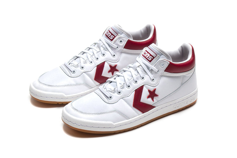 Converse Fastbreak Pro Mid White / Team Red
