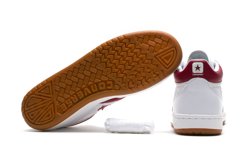 Converse Fastbreak Pro Mid White / Team Red
