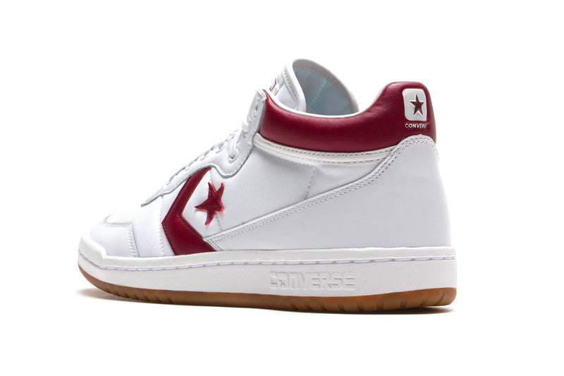 Converse Fastbreak Pro Mid White / Team Red