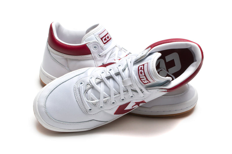 Converse Fastbreak Pro Mid White / Team Red