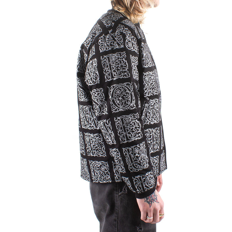 Fucking Awesome Filigree Bomber Jacket Color : Black  Edit alt text