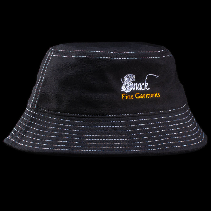 Snack | Fine Garments Bucket Hat Color : Overdyed Black