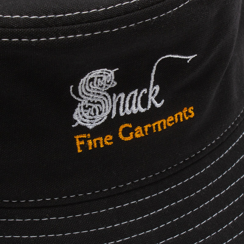 Snack | Fine Garments Bucket Hat Color : Overdyed Black