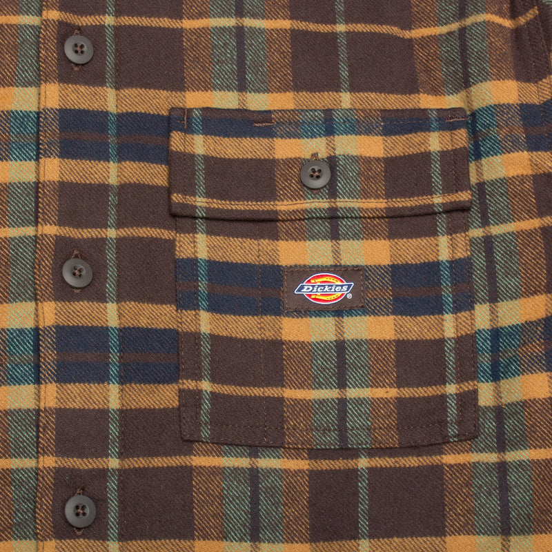 Dickies Flannel Quilted Lined Shirt Jacket